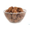 SVART-CESTINO METAL BIANCO CREMA CM.17,5 H.8