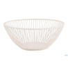 SVART-CESTINO METAL BIANCO CREMA CM.20 H.8