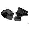 VASSOIO ANTIASSORBENTE IN PMMA CM.22X29,5X5 NERO 128 A4-NER