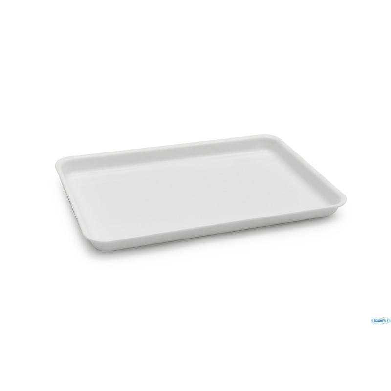 VASSOIO ANTIASSORBENTE IN PMMA CM.29X44X3,5 BIANCO 130 A5-BIM