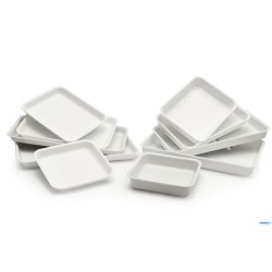 VASSOIO ANTIASSORBENTE IN PMMA CM.29X44X5 BIANCO 128 A5-BIM