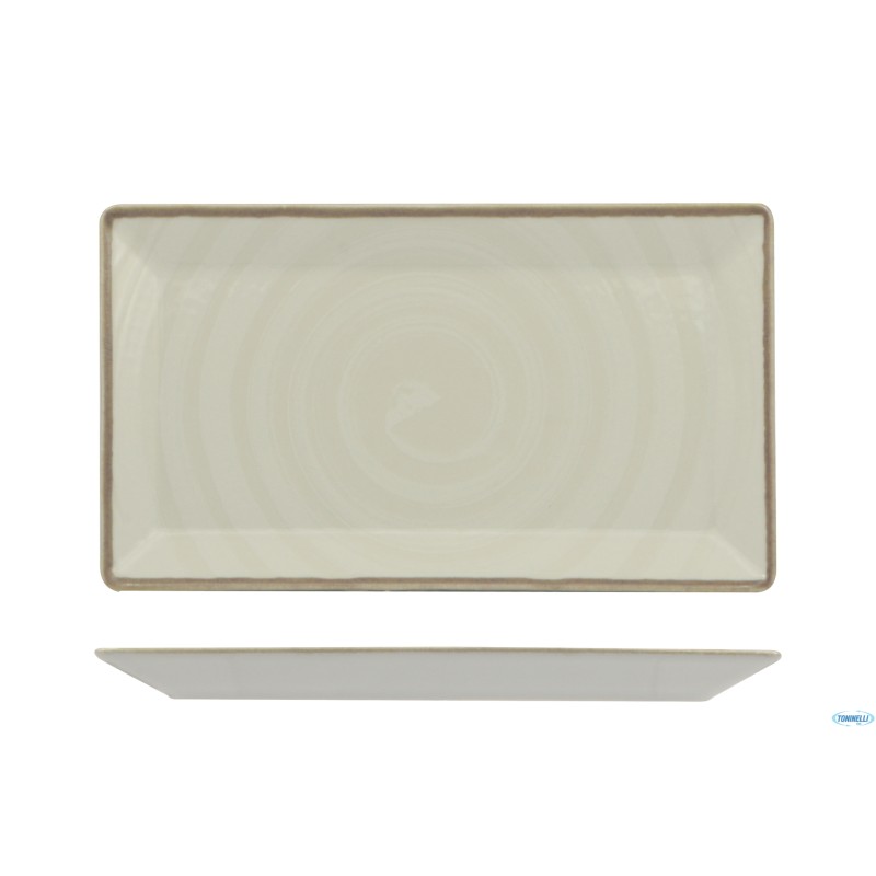 VORTEX BIANCO - KIMI PIATTO RETTANGOLARE CM29X17,5