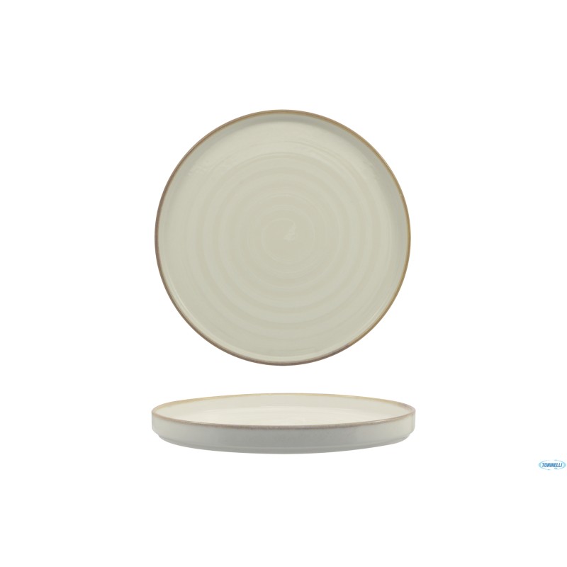 VORTEX BIANCO - OSLO PIATTO PIANO NORDIC CM 20