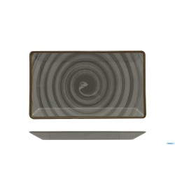 VORTEX GRIGIO - KIMI PIATTO RETTANGOLARE CM 26X15