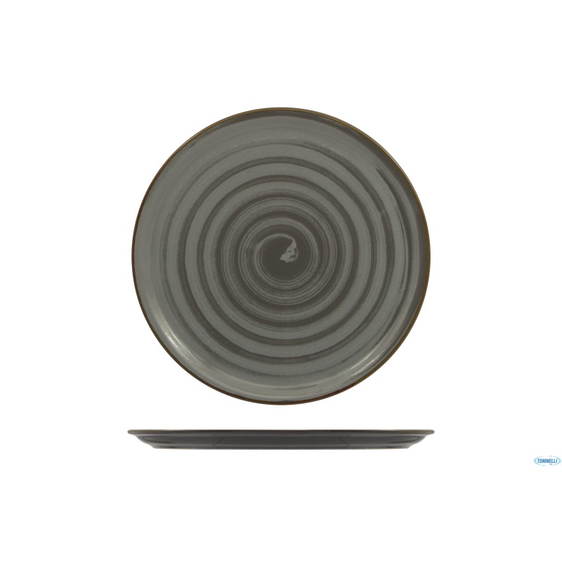 VORTEX GRIGIO - NAPOLI PIATTO PIZZA CM 33
