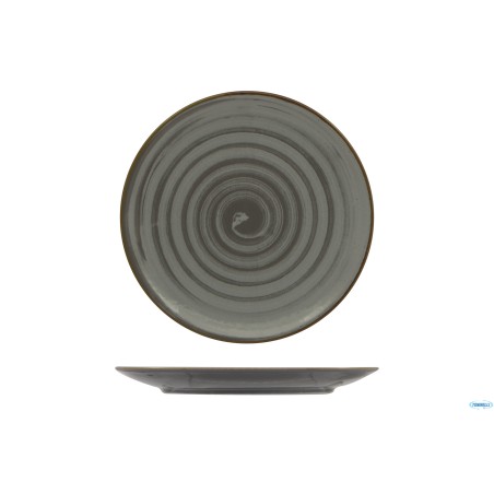 VORTEX GRIGIO - SIVIGLIA PIATTO FRUTTA CM 21