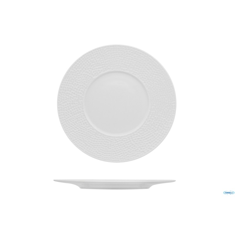 ZEN TUNISIE MARTELLATO BIANCO-PIATTO PIANO CM.23 8900123 ZEN TUNISIE MARTELLATO BIANCO-PIATTO PIANO CM.23 8900123