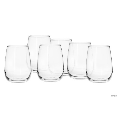 DUCALE - CONFEZIONE 6 BICCHIERI ACQUA CL 38