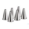 SET 6 BOCCHETTE TONDE INOX DIAMETRO BOCCA MM4-MM6-MM8-MM10-MM13-MM15 ARTICOLO 123783