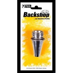 SET 6 BOCCHETTE TONDE INOX DIAMETRO BOCCA MM4-MM6-MM8-MM10-MM13-MM15 ARTICOLO 123783