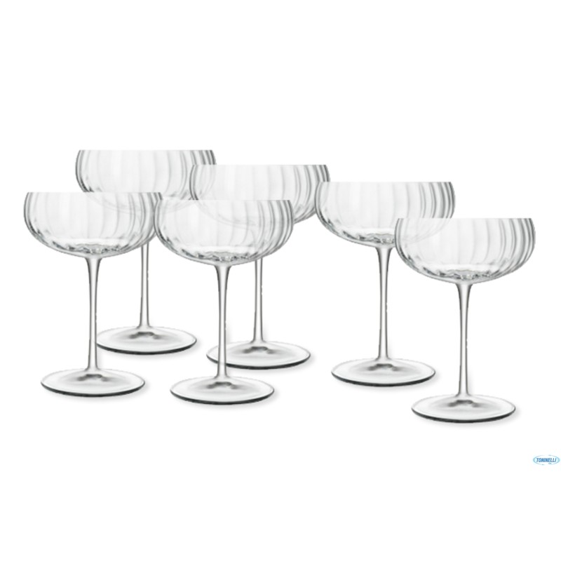 SPEAKEASIES-CONFEZIONE 6 COPPE CHAMPAGNE COCKTAIL CL30 13190-01