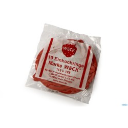 WECK - BUSTA 10 GUARNIZIONI 120  112X128 - 6564