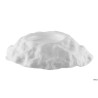 KRATERE- PIATTO CM 28 H 5,5 BIANCO MATT INT.LUCIDO