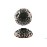 KRATERE- PIATTO CM 28 H 5,5 NERO E RAME
