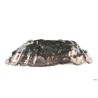 KRATERE- PIATTO CM 28 H 5,5 NERO E RAME