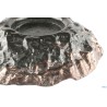 KRATERE- PIATTO CM 28 H 5,5 NERO E RAME