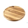 ACACIA-TAGLIERE TONDO CM 32 H.2 CON SCANALATURA