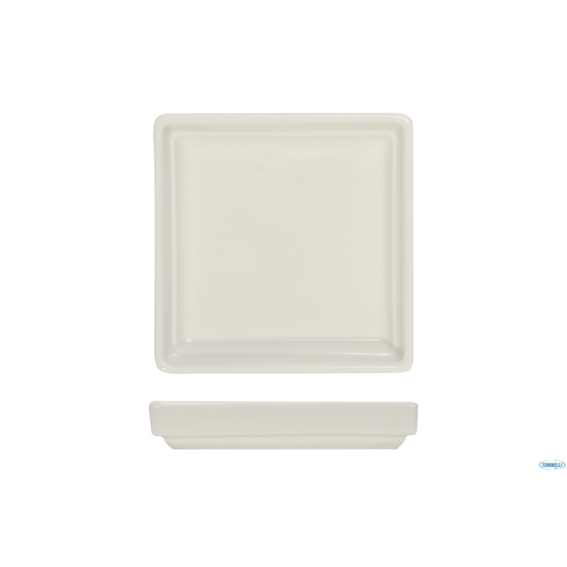 B.B. WHITE-PIATTINO QUADRO CM.10X10X2,1  BA2673
