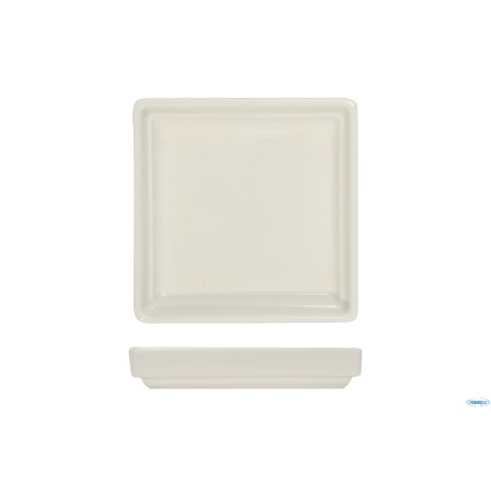 B.B. WHITE-PIATTINO QUADRO CM.10X10X2,1  BA2673