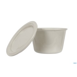 B.B. WHITE-VASETTO CILINDRICO ML.370 CON COPERCHIO 100MM 6924D-4.25-T