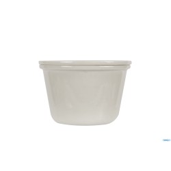 B.B. WHITE-VASETTO CILINDRICO ML.370 CON COPERCHIO 100MM 6924D-4.25-T