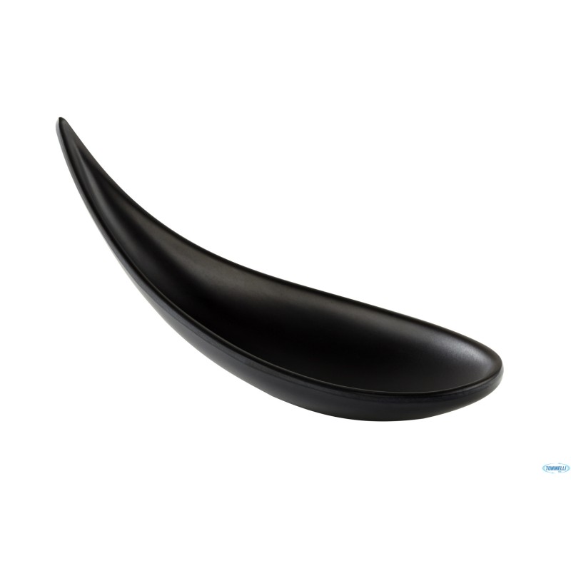 BOAT-CUCCHIAIO FINGERFOOD CM14,5X4,5XH.4,5  MELAMINA, NERO 84141