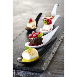 BOAT-CUCCHIAIO FINGERFOOD CM14,5X4,5XH.4,5  MELAMINA, NERO 84141