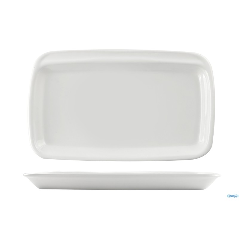 BUFFET GASTRONORM 1.4  PIATTO VETRO OPALE MM265X162 125620