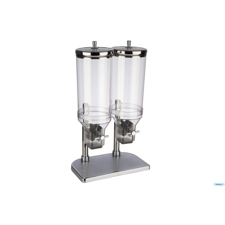BUFFET-DISTRIBUTORE CEREALI CM 22X35XH.5  MATERIALE SAN - COPERCHIO IN ACCIAIO INOX 11807