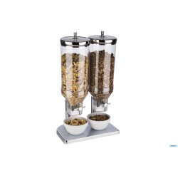 BUFFET-DISTRIBUTORE CEREALI CM 22X35XH.5  MATERIALE SAN - COPERCHIO IN ACCIAIO INOX 11807