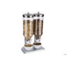 BUFFET-DISTRIBUTORE CEREALI CM 22X35XH.5  MATERIALE SAN - COPERCHIO IN ACCIAIO INOX 11807