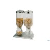 BUFFET-DISTRIBUTORE CEREALI CM 22X35XH.5  MATERIALE SAN - COPERCHIO IN ACCIAIO INOX 11807