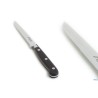 COLTELLO BISTECCA SEMI-SEGHETTATO E RIVETTATO IN ACCIAIO INOX RIVETTATO