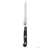 COLTELLO BISTECCA SEMI-SEGHETTATO E RIVETTATO IN ACCIAIO INOX RIVETTATO