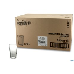 CONIQUE - BICCHIERE CL.57 IMPILABILE ART.34002 VETRO TEMPERATO ADATTO PER SHAKER
