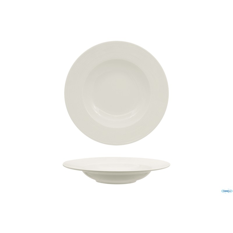 ECLIPSE-PIATTO PASTA  CM 30 A FALDA- ALLUMINA