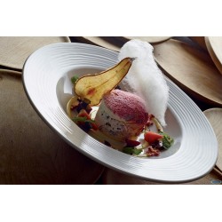 ECLIPSE-PIATTO PASTA  CM 30 A FALDA- ALLUMINA