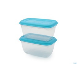ERMETICI BLU-SET 2 CONTENITORI RETTANGOLARI L.0,5-6465285