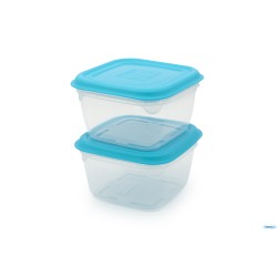 ERMETICI BLU-SET 2 CONTENITOTI QUADRI L.0,5-6465286