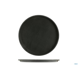 GASTRO-VASSOIO CM 35,5XH.2 CM FIBRA DI VETRO, SUPERFICIE ANTISCIVOLO NERA