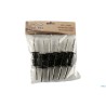 HORECAPROFESSIONAL - CONFEZIONE 12 TAPPI VERSATORI CONICI INOX  OOB-P