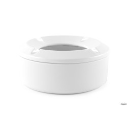 HORECAPROFESSIONAL - POSACENERE ANTIVENTO CM.10,5 BIANCO ASTM-4WH