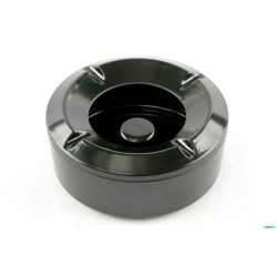 HORECAPROFESSIONAL - POSACENERE ANTIVENTO CM.10,5 NERO ASTM-4BK