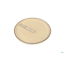 JUSTCOLOR CREAM-PIATTO TONDO CON BORDO CM.28,5 HP11199-1096K1