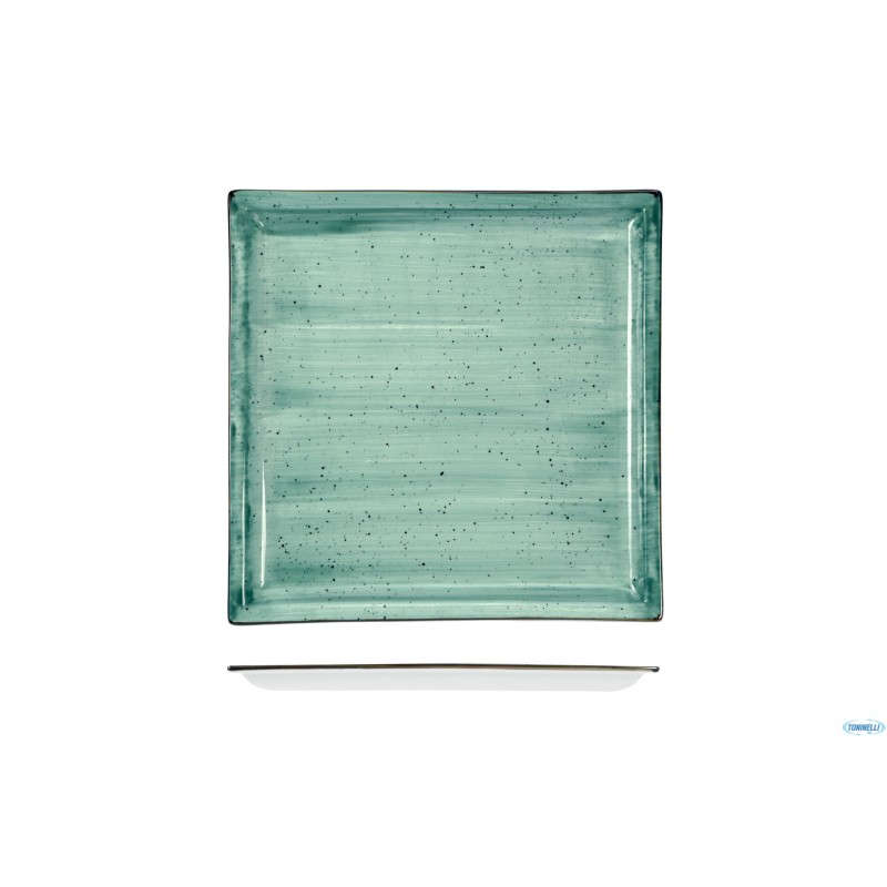 JUSTCOLOR GREEN-PIATTO QUADRATO CM.26,5X26,5 HP8848-1096K2