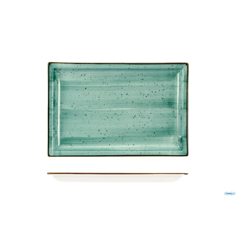 JUSTCOLOR GREEN-PIATTO RETTANGOLARE CM.27,2X18,2 HP7501-1096K2