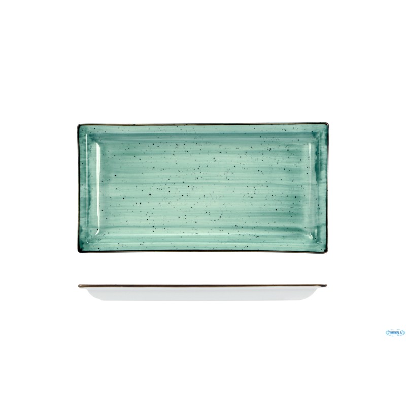 JUSTCOLOR GREEN-PIATTO RETTANGOLARE CM.27X14,2 HP8167-1096K2