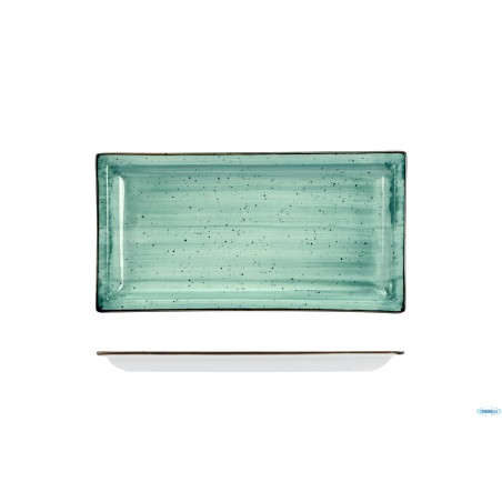 JUSTCOLOR GREEN-PIATTO RETTANGOLARE CM.27X14,2 HP8167-1096K2