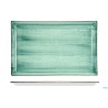 JUSTCOLOR GREEN-PIATTO RETTANGOLARE CM.36,5X22,8 HP7500-1096K2