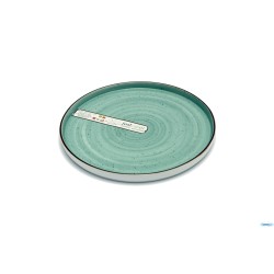 JUSTCOLOR GREEN-PIATTO TONDO CON BORDO CM.28,5 HP11199-1096K2